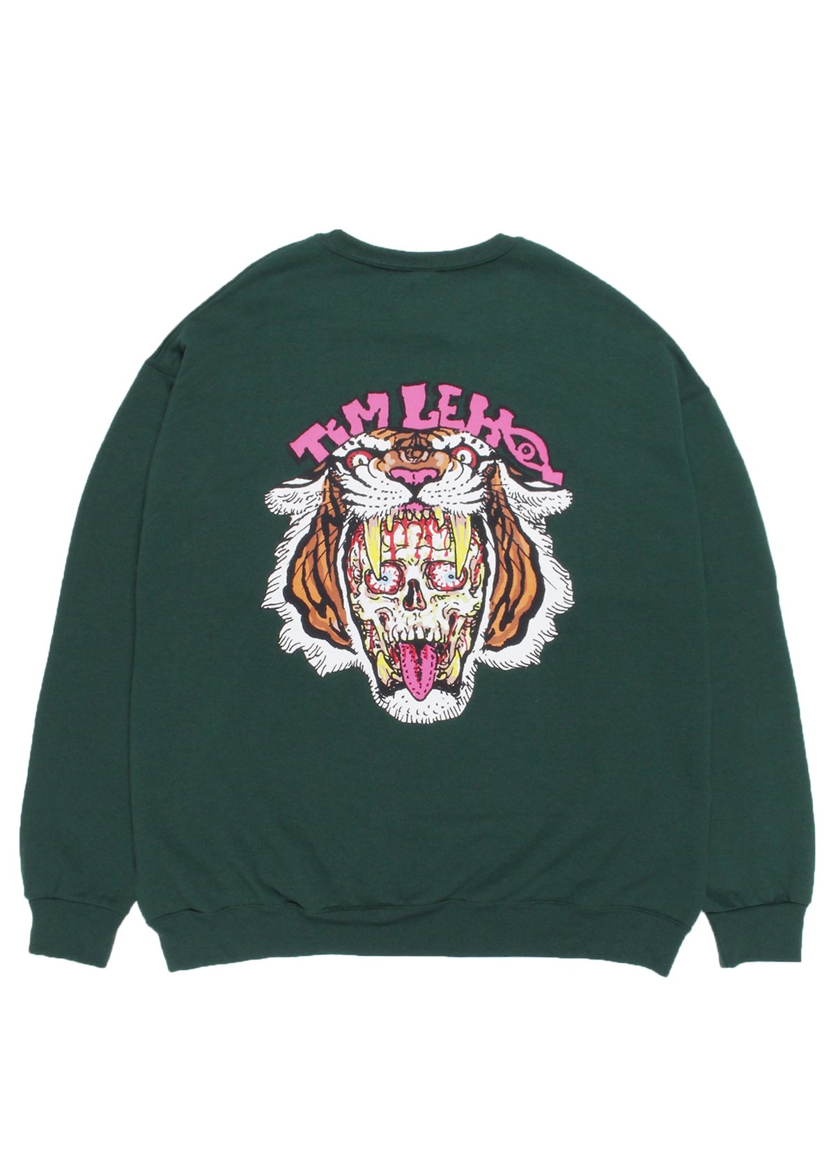 WACKO MARIA Tim Lehi Crew Neck Type 2 Sweat Shirt - Green | Garmentory