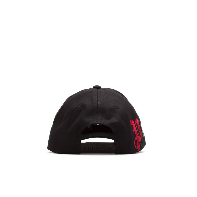 PALM ANGELS Big rainbow logo cap - Black | Garmentory