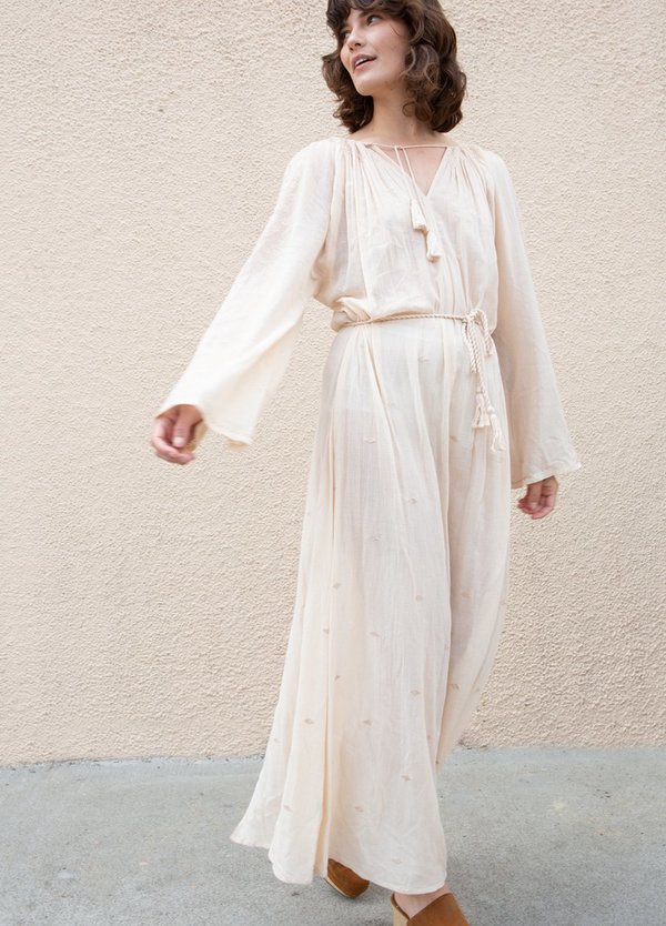 Vintage Doen Gauze Maxi Dress | Garmentory