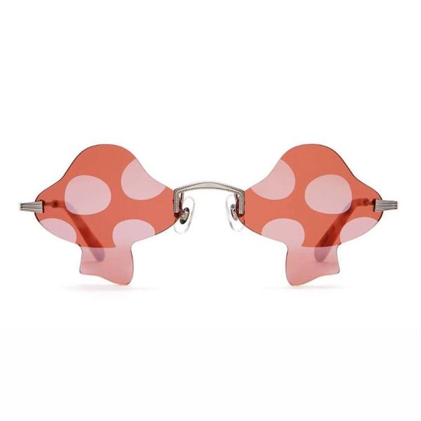Crap Eyewear The Fun Guy Sunglasses - Brushed Silver/Red  display picture 2