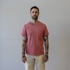 Homespun Knitwear Tennessee Jersey Dad's Pocket Tee - Red Fade - Thumbnail 1