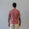 Homespun Knitwear Tennessee Jersey Dad's Pocket Tee - Red Fade - Thumbnail 2