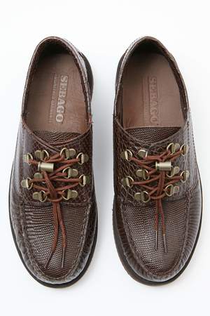 Engineered Garments x Sebago Men's Overlap Exotic shoes - Dark