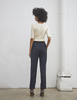 Maison De Ines SUMMER STRAIGHT SLACKS pants - navy - Thumbnail 4