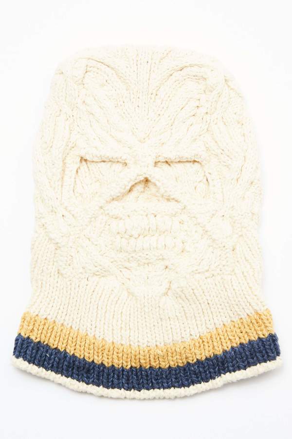 Kapital Cotton Hand Knit SKULL Beanie 