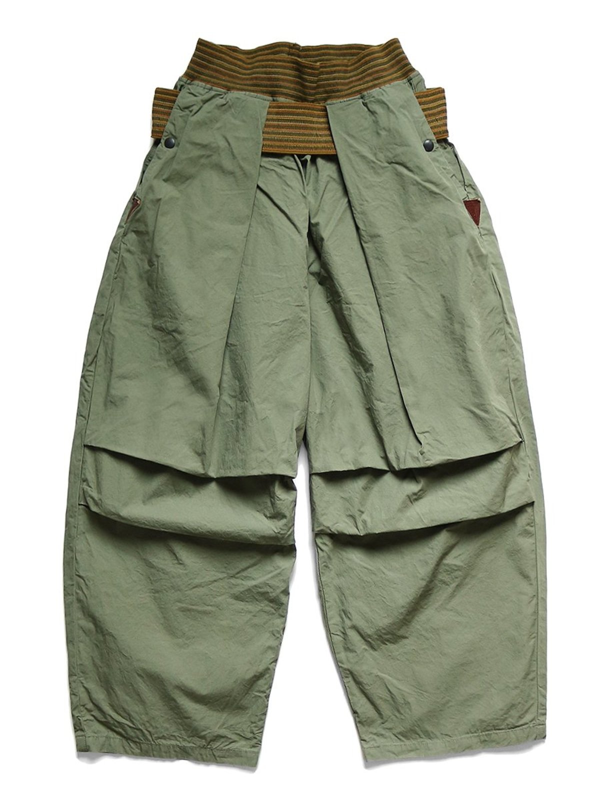 Kapital Dump Cotton Army Shimokita Jumbo Pants - Khaki | Garmentory