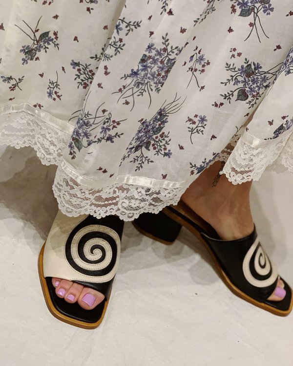 Paloma Wool Tornado Slides - Black/White | Garmentory