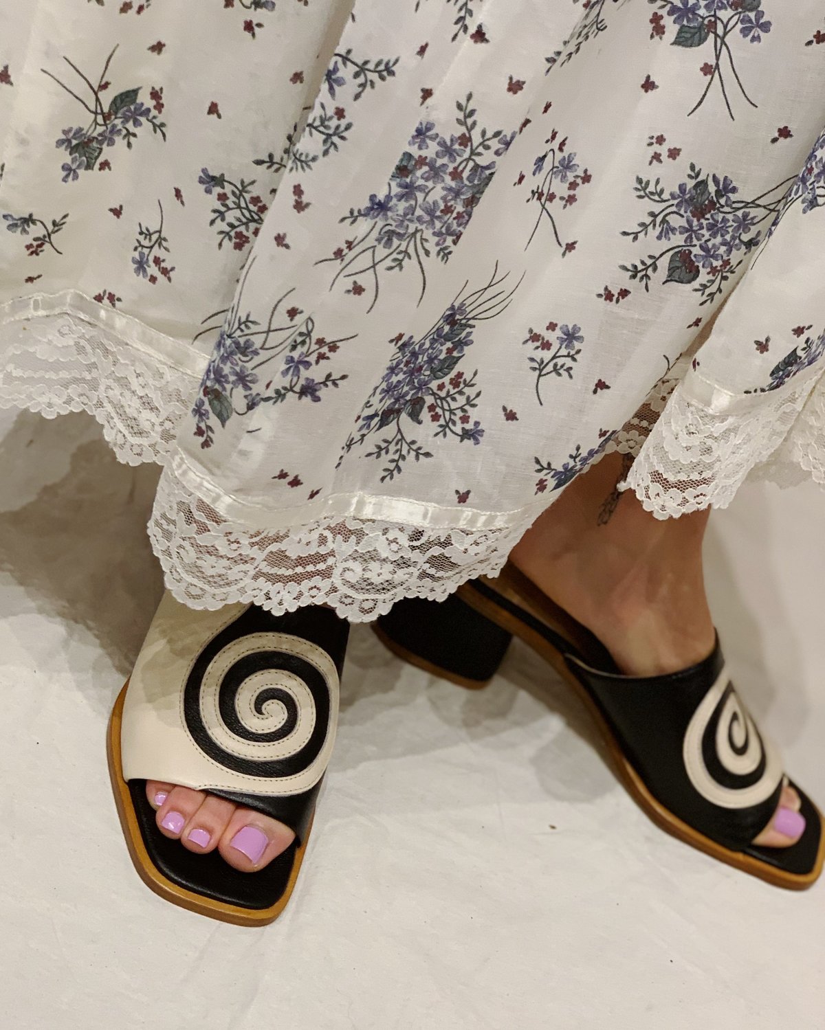 Paloma Wool Tornado Slides - Black/White | Garmentory