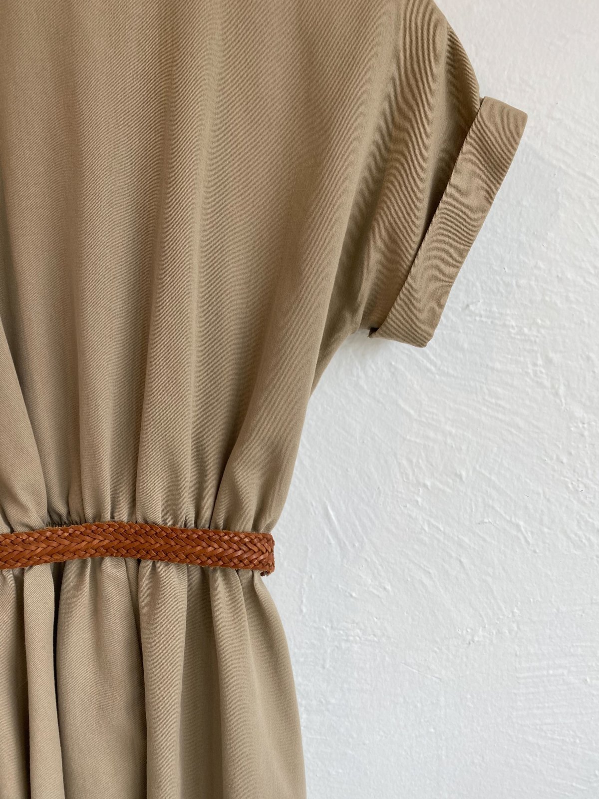 VINTAGE Descendant Utility Dress - Light brown - Image 6 of 6