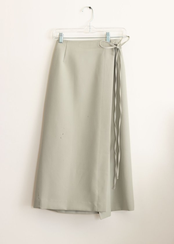 W A N T S Tied Midi Skirt - Mint Green W A N T S Tied Midi Skirt - Mint Green
