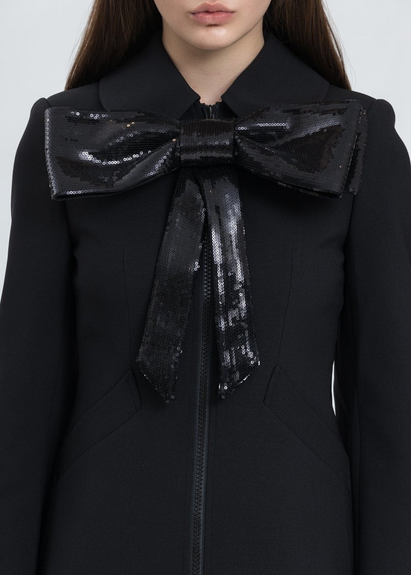 Shushu/Tong Bow Crystal Suit Jacket - Black | Garmentory
