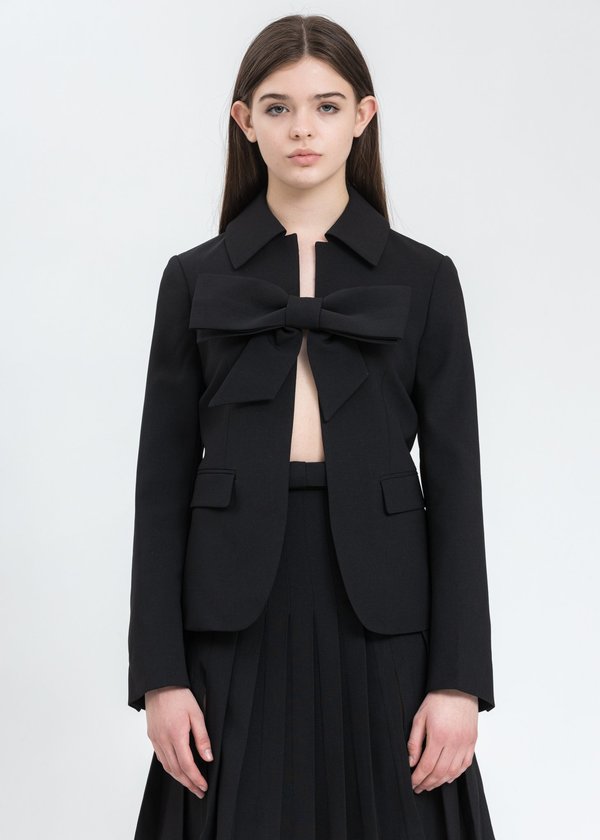 Shushu/Tong Bow Suit Jacket - Black | Garmentory