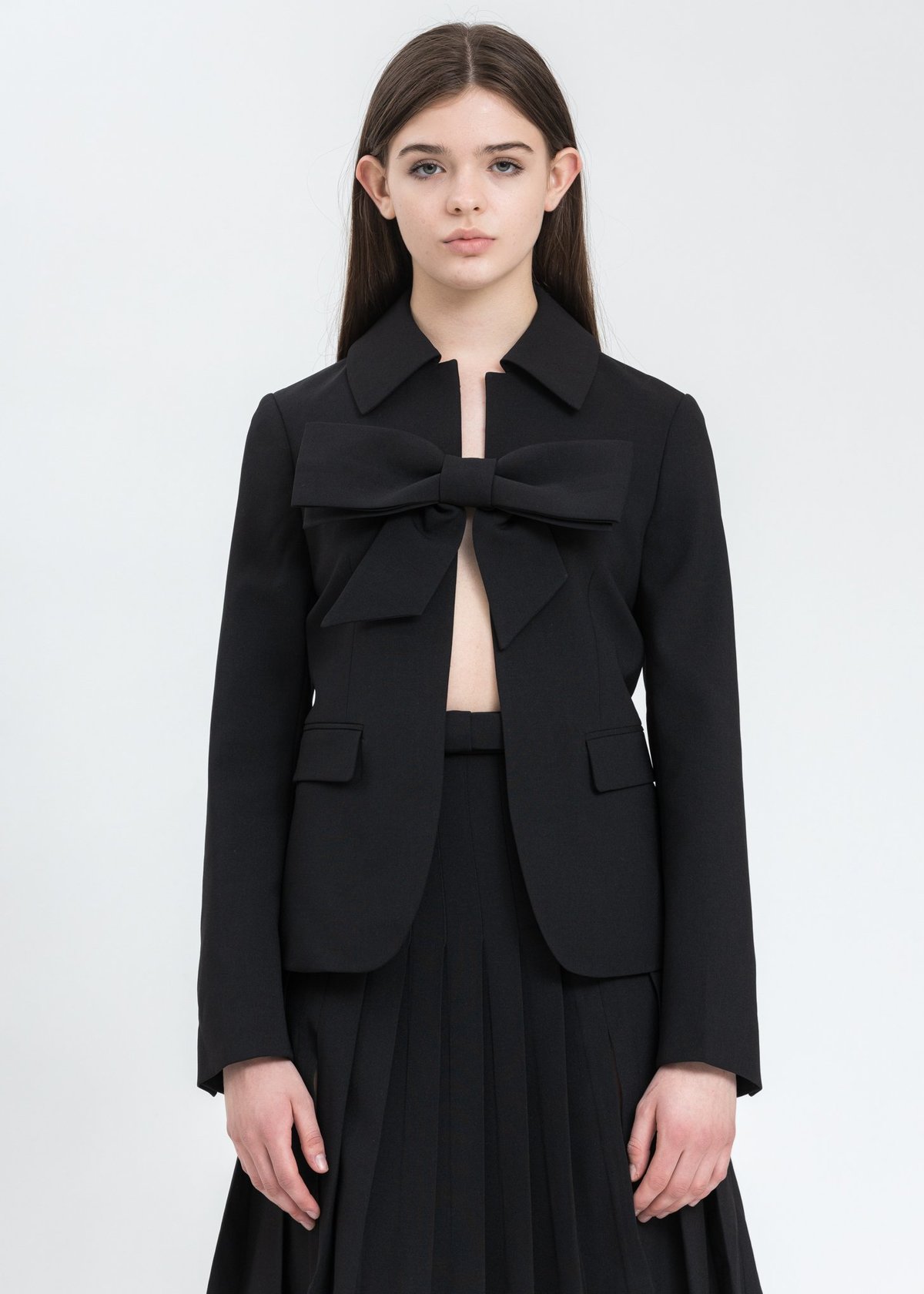 Shushu/Tong Bow Suit Jacket - Black | Garmentory