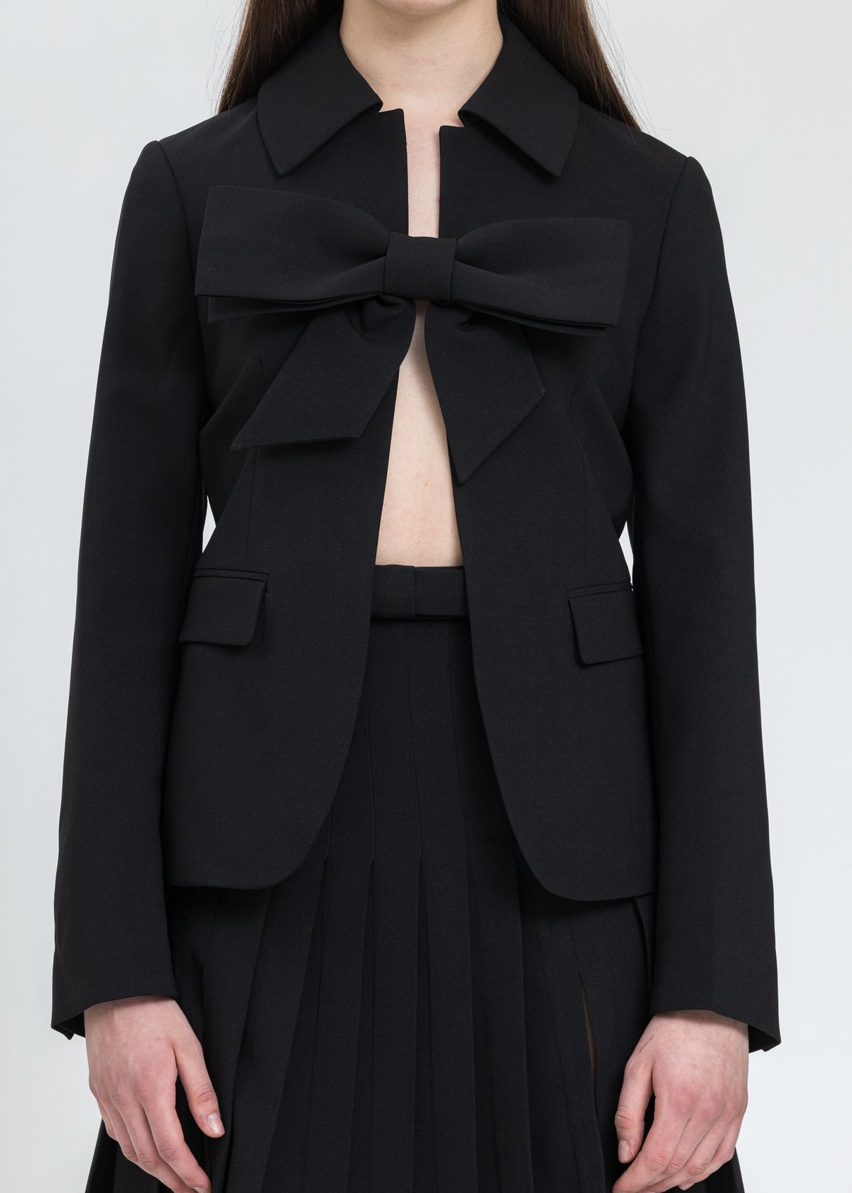Shushu/Tong Bow Suit Jacket - Black | Garmentory