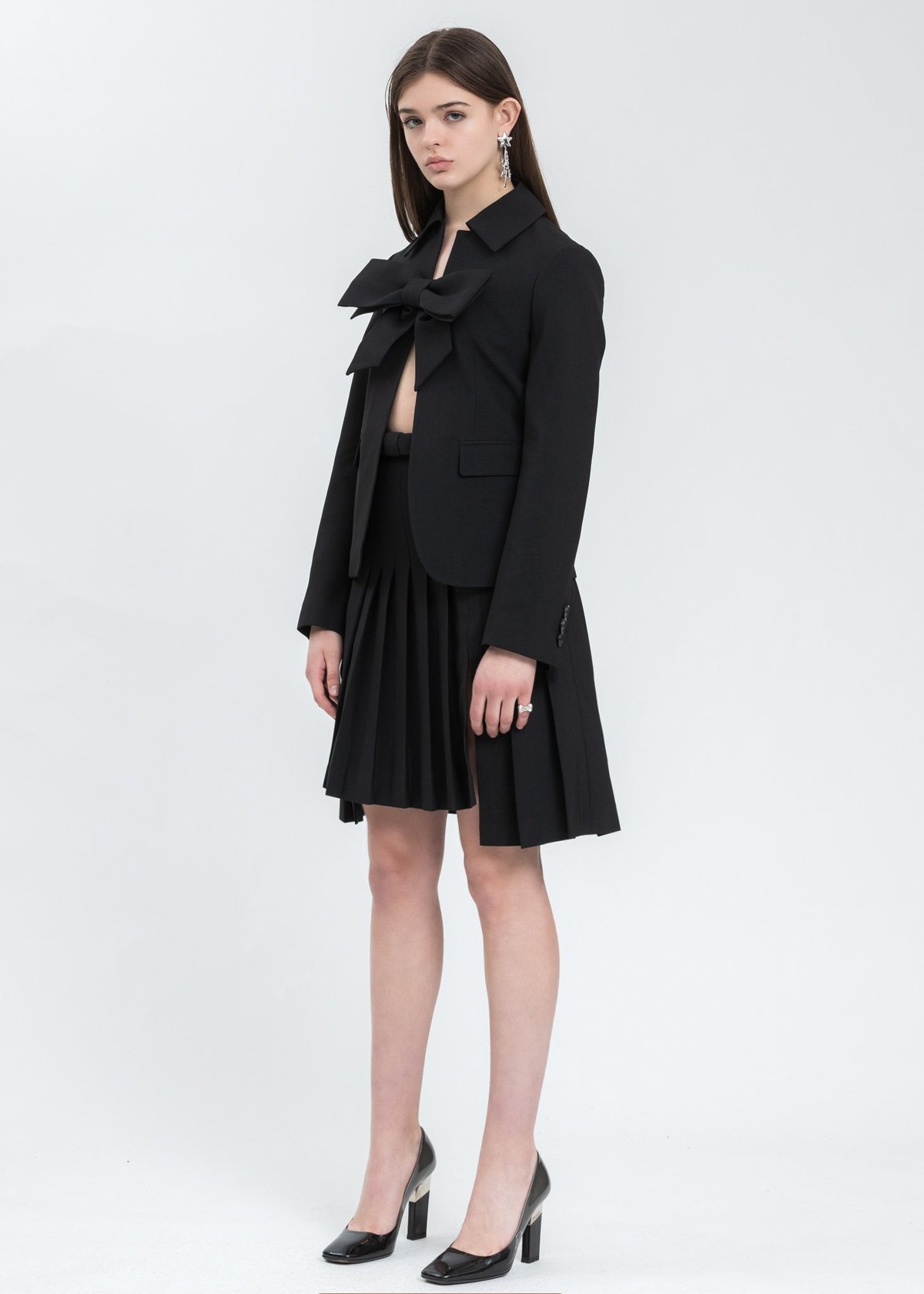 Shushu/Tong Bow Suit Jacket - Black | Garmentory