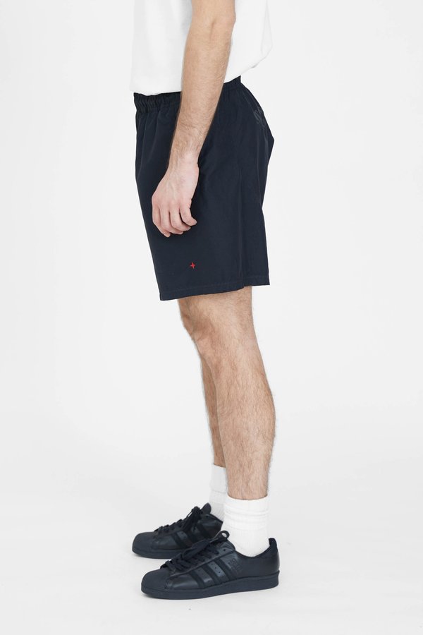 Stone Island Marina Brushed Nylon Bermuda Shorts - Black Stone Island Marina Brushed Nylon Bermuda Shorts - Black