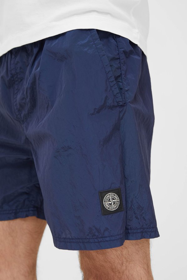 Stone Island Nylon Metal Swim Trunks - Dark Blue Stone Island Nylon Metal Swim Trunks - Dark Blue