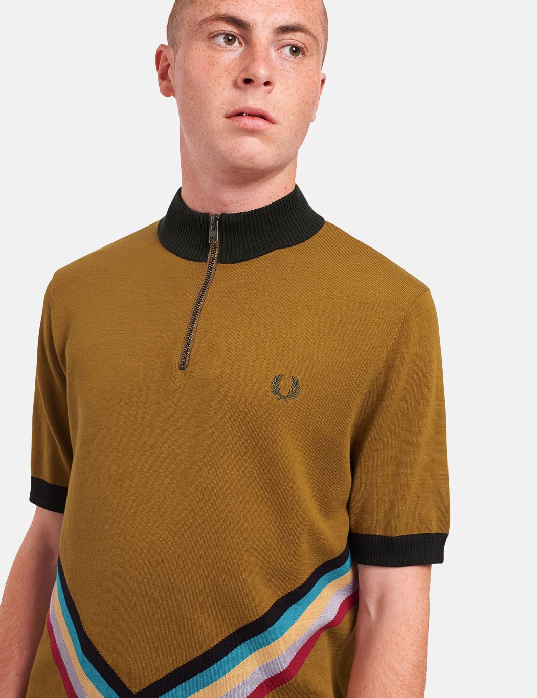 fred perry overhead funnel neck sweatshirt