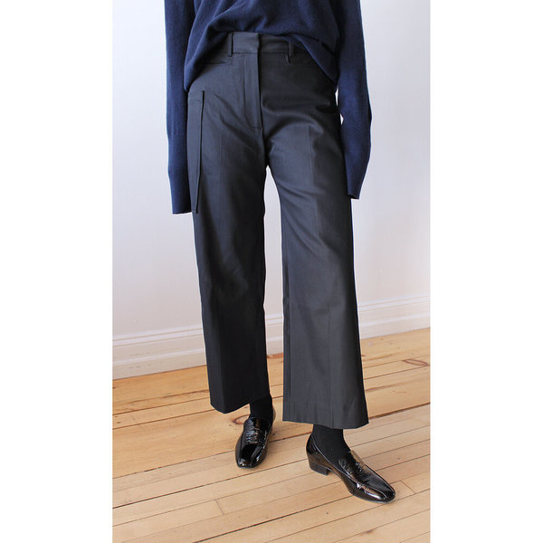 Studio Nicholson Lewis Twill Pants - Black | Garmentory