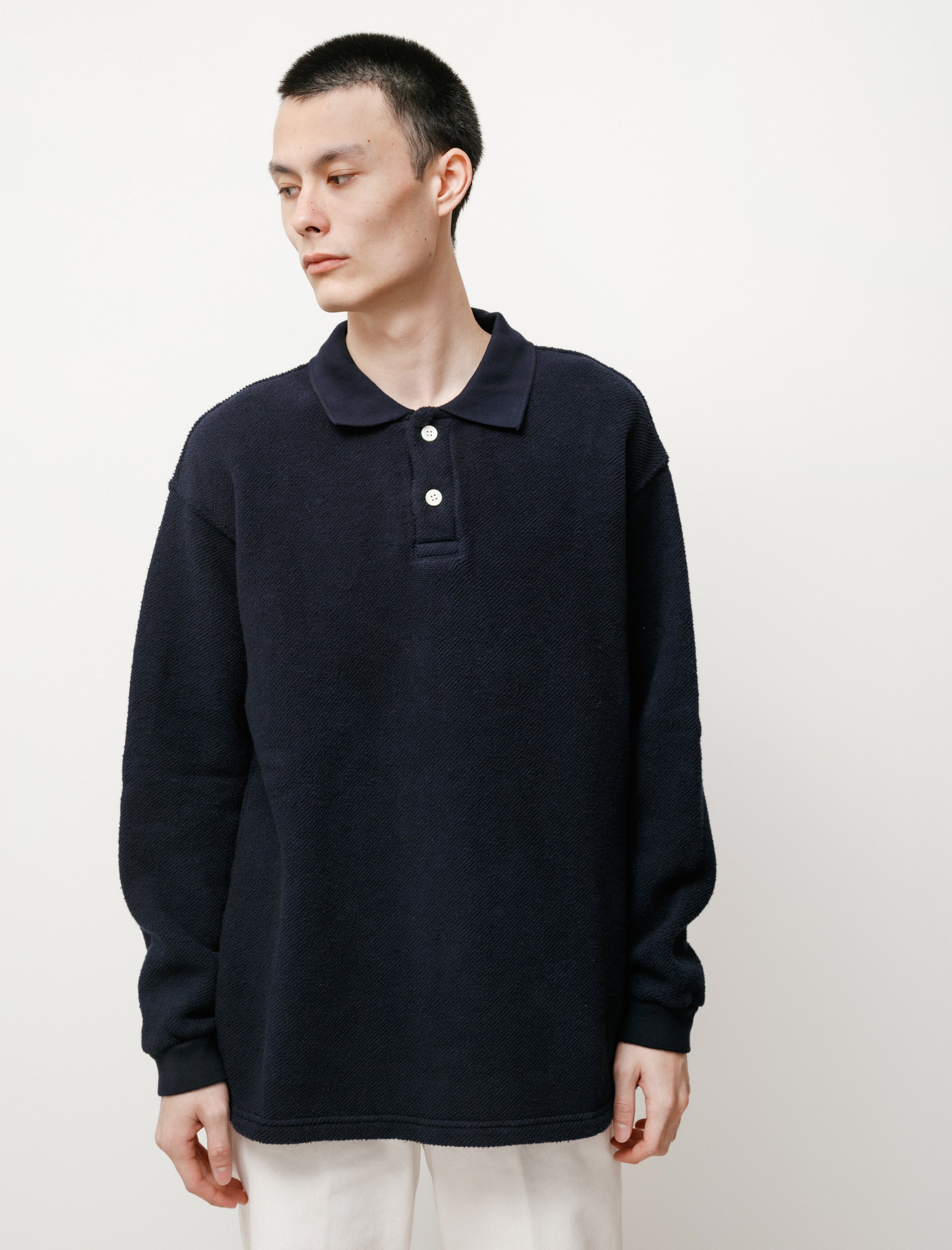 Paa LS Polo Sweatshirt - Navy | Garmentory