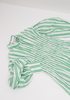Ganni Stripe Cotton Smock Dress - Kelly Green  - Thumbnail 2