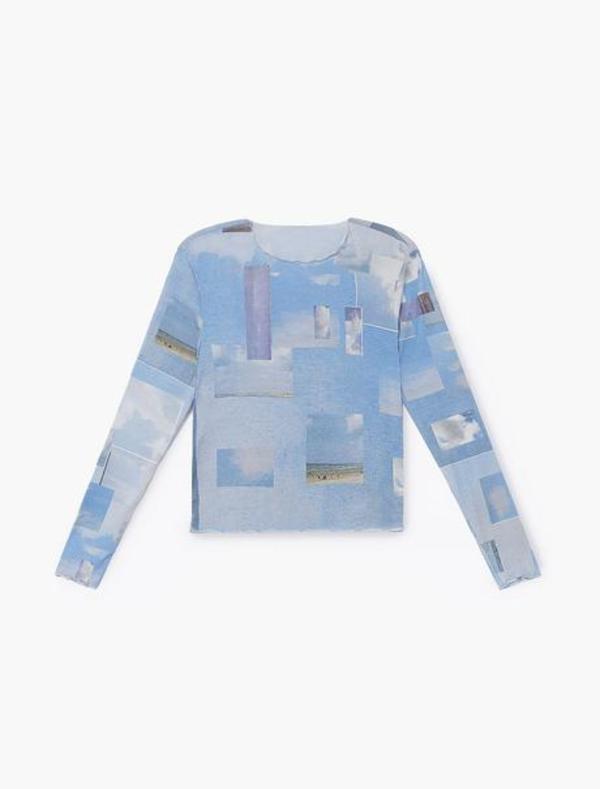 トップス PALOMA WOOL SKY PRINT TEE SHIRT Paloma Wool Sky Shirt - Sky Blue | Garmentory