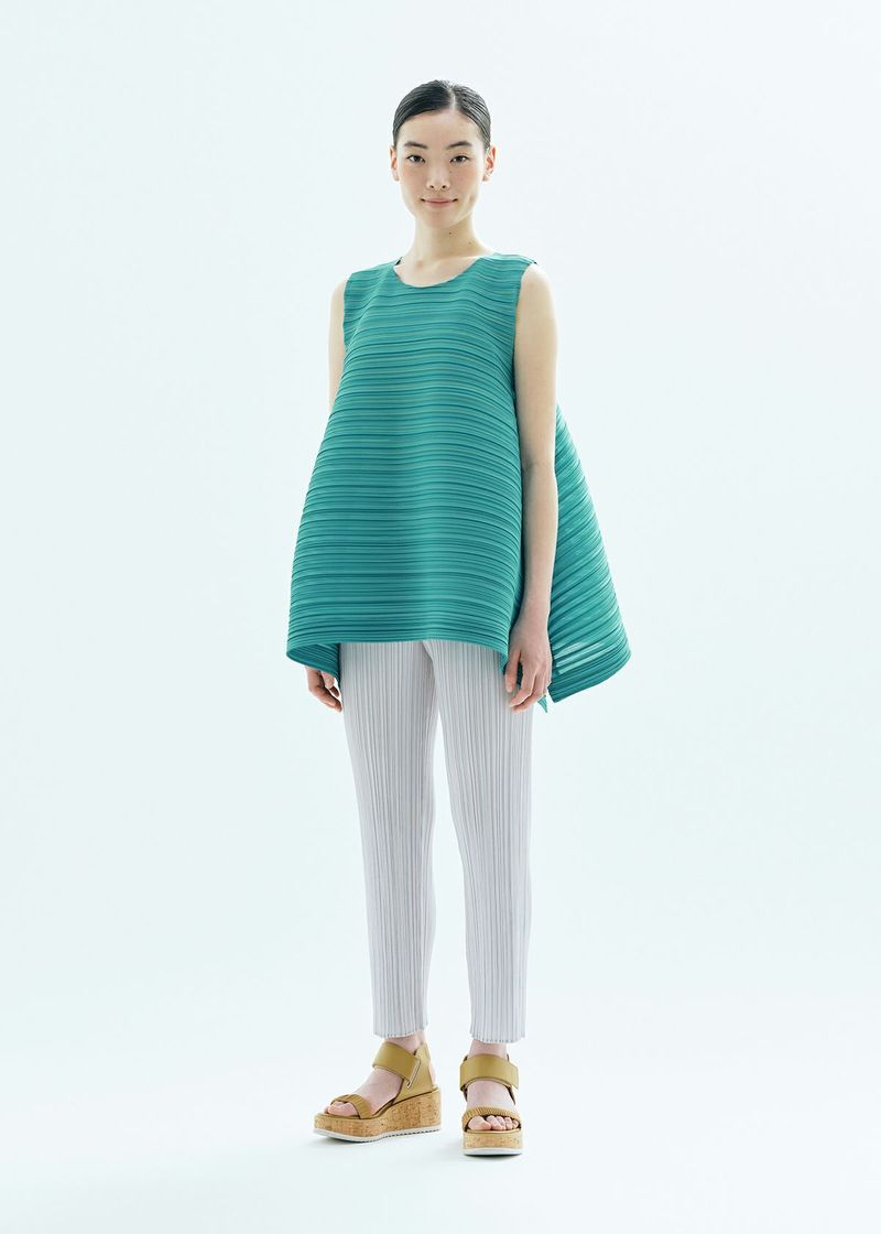 Pleats Please by Issey Miyake Komorebi Top - White | Garmentory 