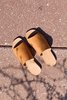 Kalymnos Square Open Toe Slides - Natural Tan - Thumbnail 3