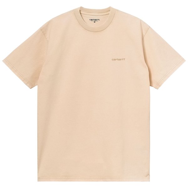 CARHARTT S/S Mosby Script T-Shirt - Dusty Heather Brown CARHARTT S/S Mosby Script T-Shirt - Dusty Heather Brown