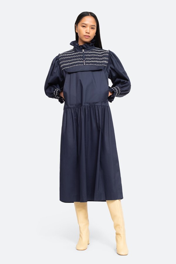 open lace back dress Gone With The Wind Color Block Windbreaker Mini Dress