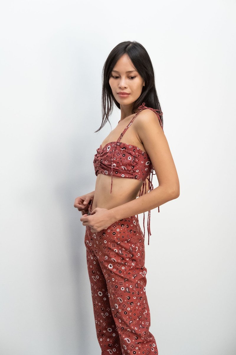 Kurt Lyle KLXTV Harvey Pant - Rust Bandana