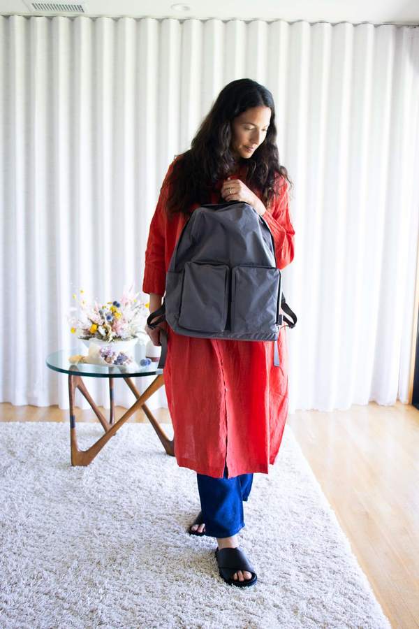 Amiacalva Split Yarn Backpack - Grey | Garmentory