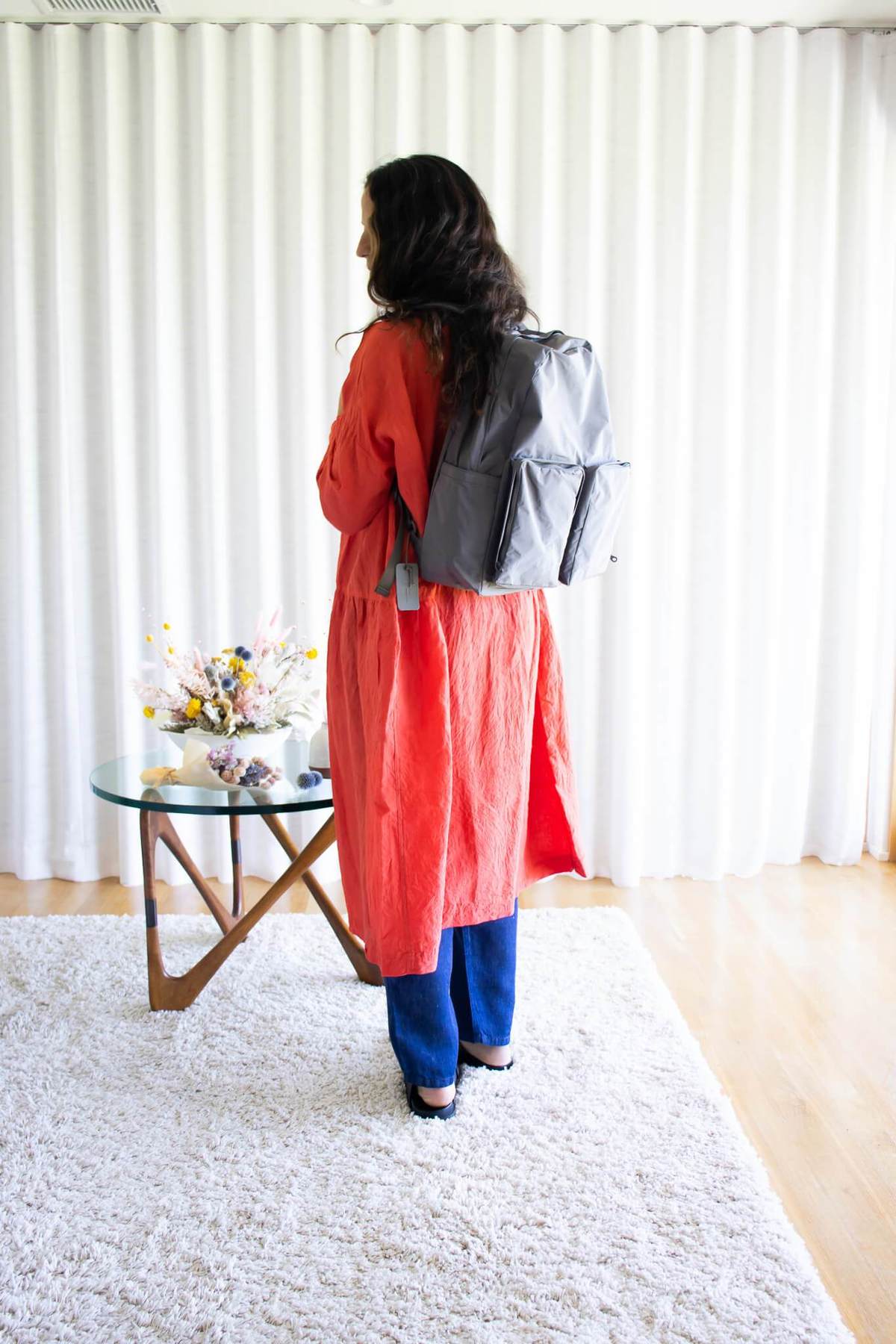 Amiacalva Split Yarn Backpack - Grey | Garmentory