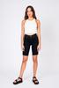 Dr. Denim Lexy Bicycle Shorts - Black - Thumbnail 1