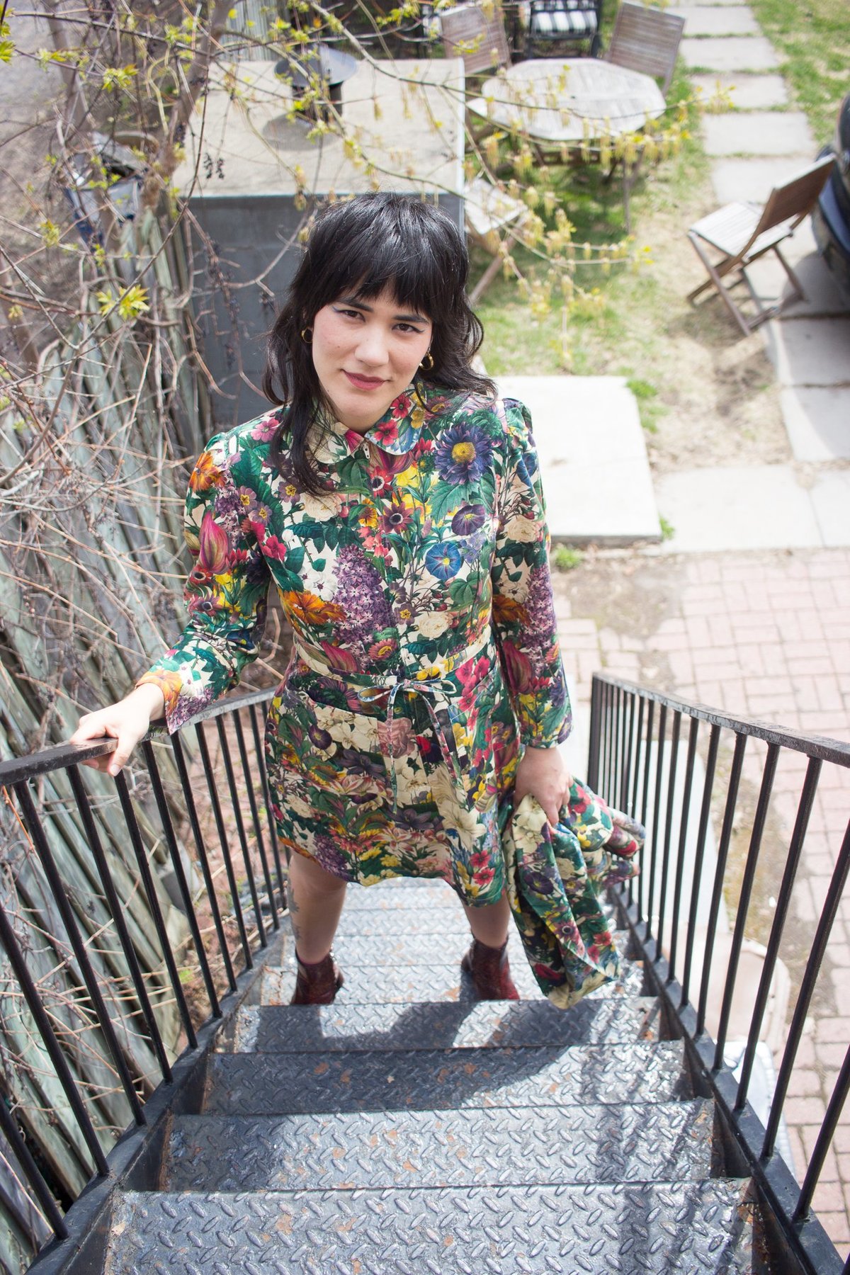 Samantha Pleet Leap Dress - Garden - Image 1 of 13