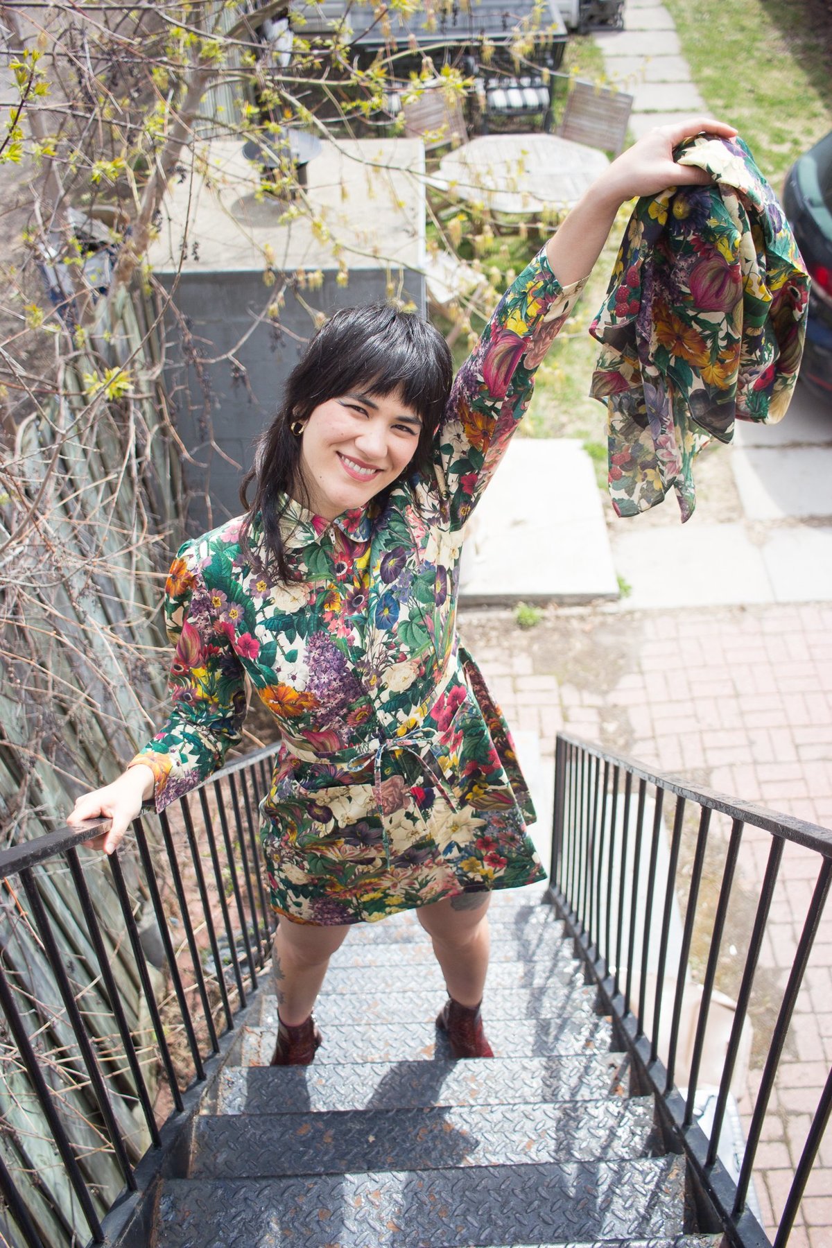 Samantha Pleet Leap Dress - Garden - Image 4 of 13