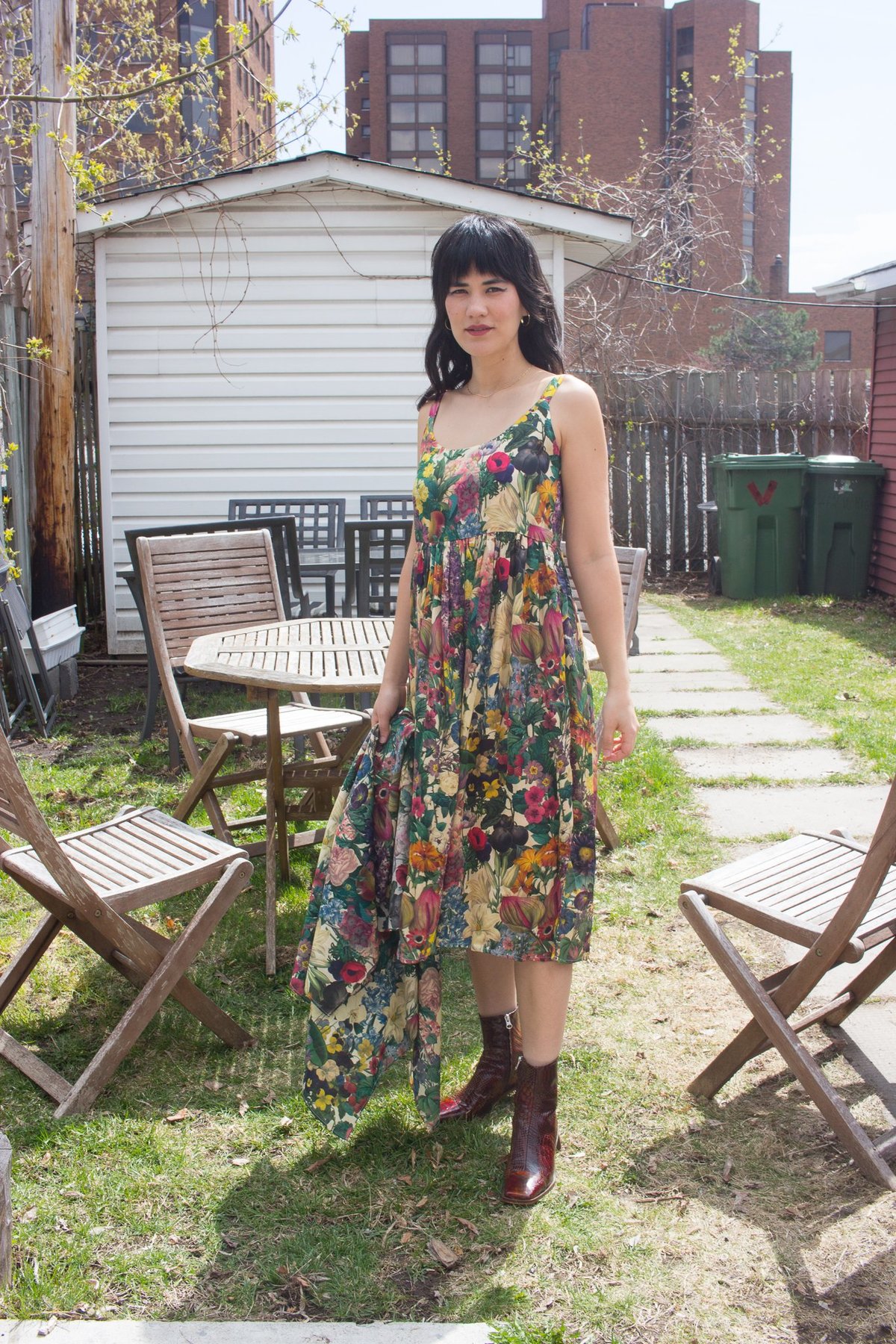 Samantha Pleet Myth Dress - Garden - Image 1 of 15