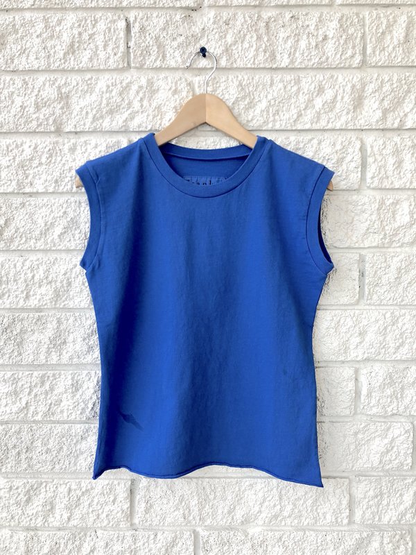 Frank Eileen Vintage Muscle Tee Summer Blue Garmentory