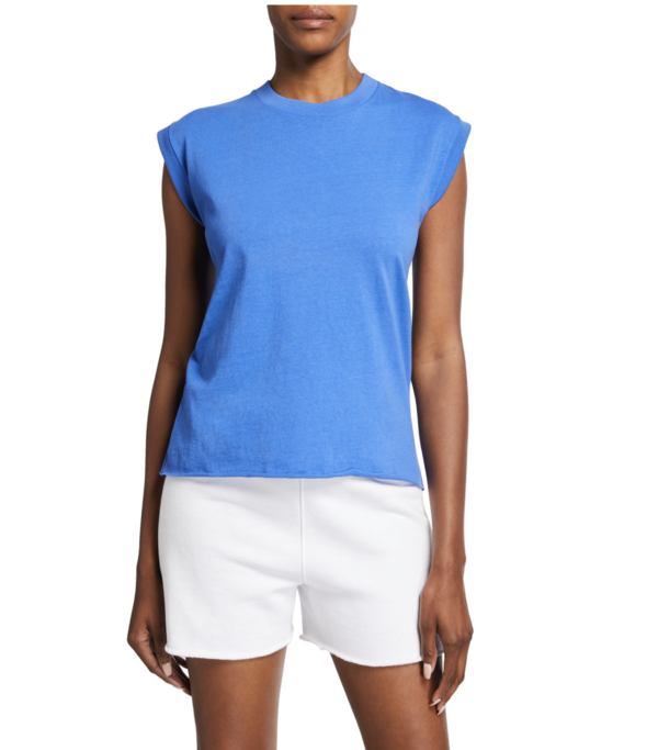 Frank Eileen Vintage Muscle Tee Summer Blue Garmentory