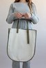 WOLF & GYPSY VINTAGE Handmade Canvas Tote Bag - Off White - Thumbnail 2