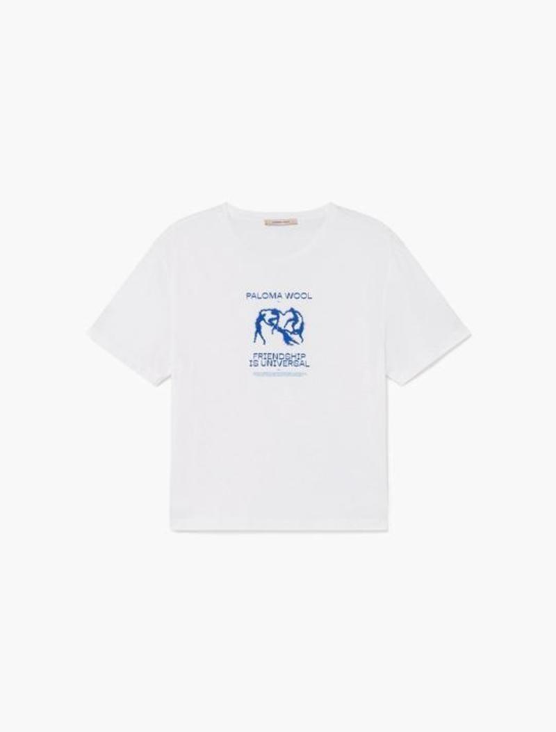 Paloma Wool Souvenir Dance T-Shirt - White | Garmentory