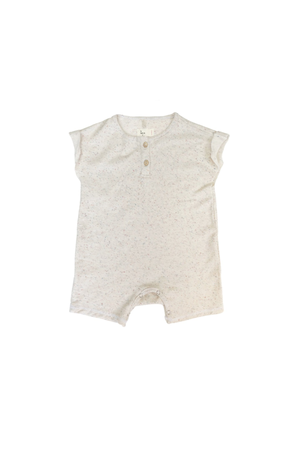 kids unisex nico nico Callen Baby Romper - Confetti Natural