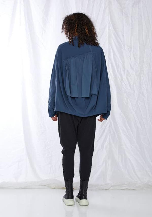 Rundholz Black Label Contrast Panel Cocoon Jacket Rundholz Black Label Contrast Panel Cocoon Jacket