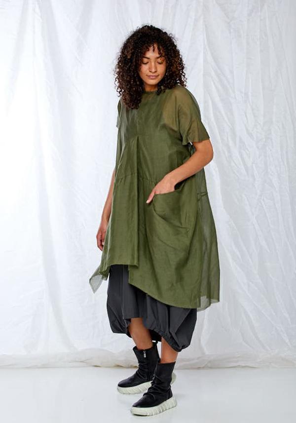 Sheer Oversized Asymmetric Dress Sheer Oversized Asymmetric Dress