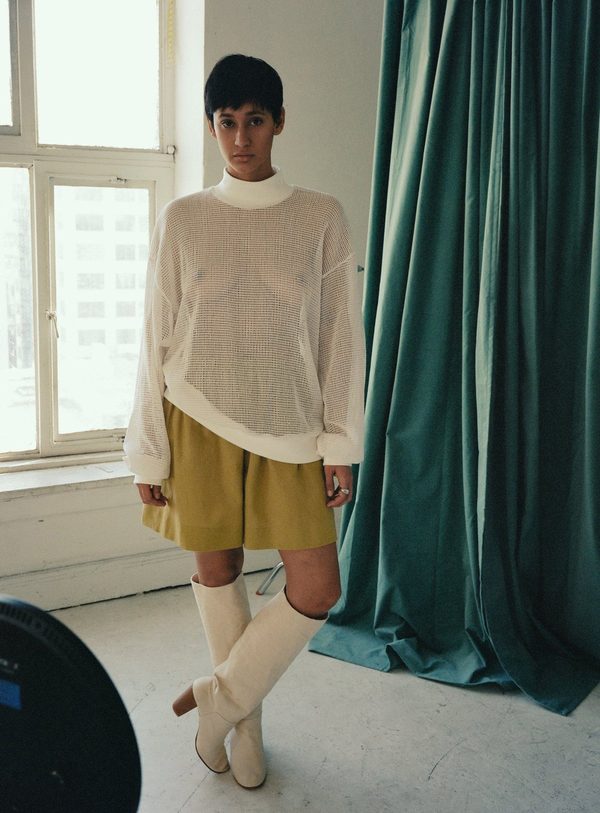 Et Tigre Jennifer Sweatshirt - White Netting Et Tigre Jennifer Sweatshirt - White Netting