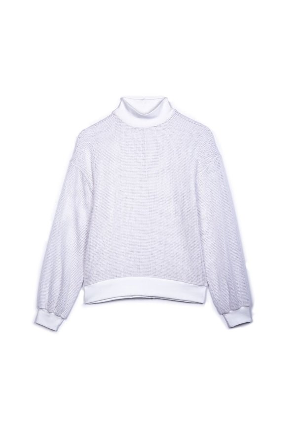 Et Tigre Jennifer Sweatshirt - White Netting Et Tigre Jennifer Sweatshirt - White Netting