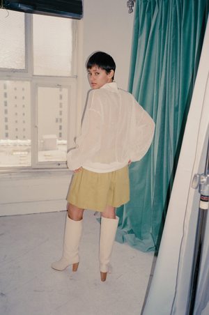 Et Tigre Jennifer Sweatshirt - White Netting Et Tigre Jennifer Sweatshirt - White Netting