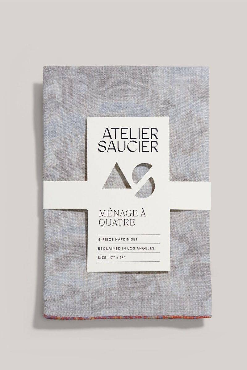 ATELIER SAUCIER Linen Napkins - Sunrise