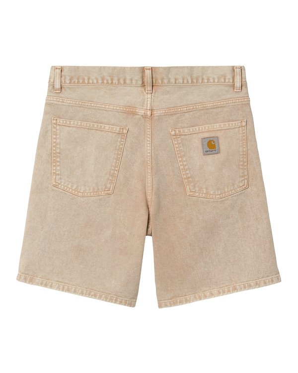 CARHARTT WIP Pantal贸n corto Newell - Dusty Heather Brown Worn Washed CARHARTT WIP Pantal贸n corto Newell - Dusty Heather Brown Worn Washed