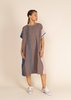 Echappees Belles Linen Kristin Dress - Bleu - Thumbnail 2